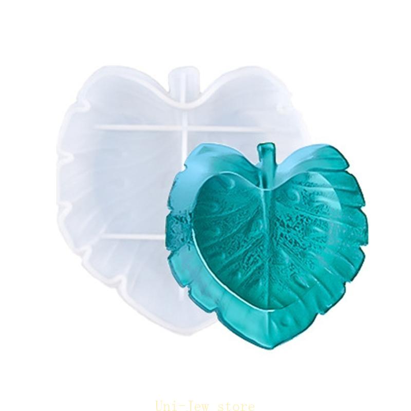 Serving Tray Mold - leaf shaped resin mold diy plate