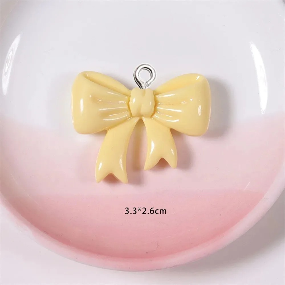10 Pieces Candy Color Bow Resi - Resin Crafts Diy recension och pris
