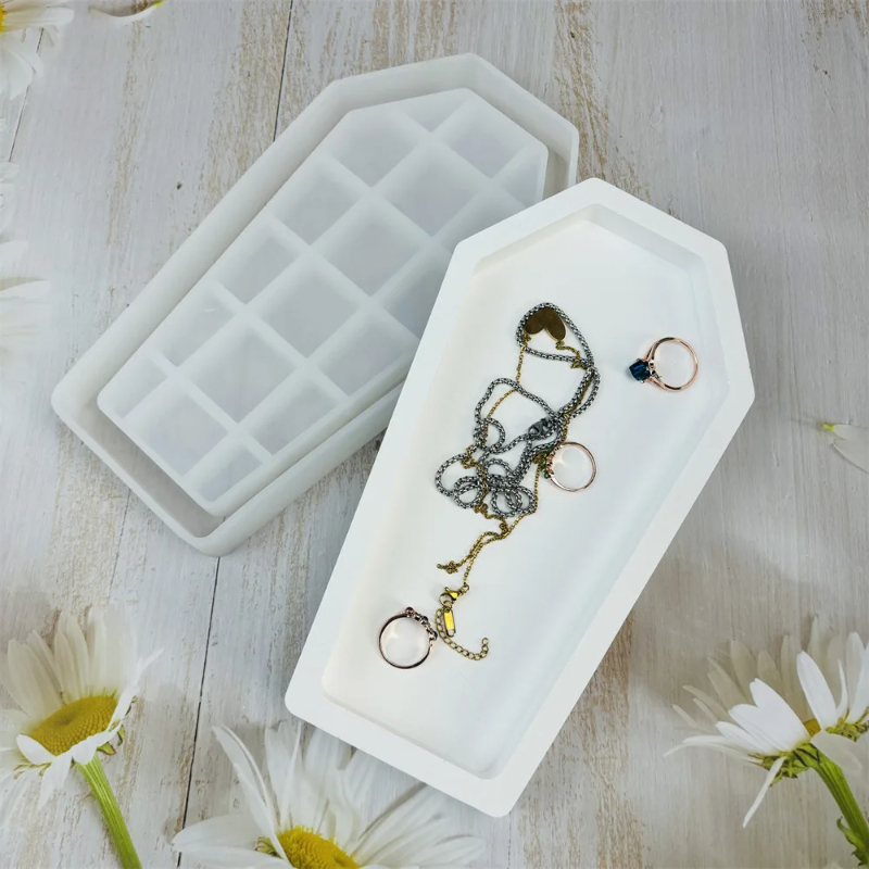 Halloween Coffin Resin Mold Tr - Serving Tray Mold recension och pris