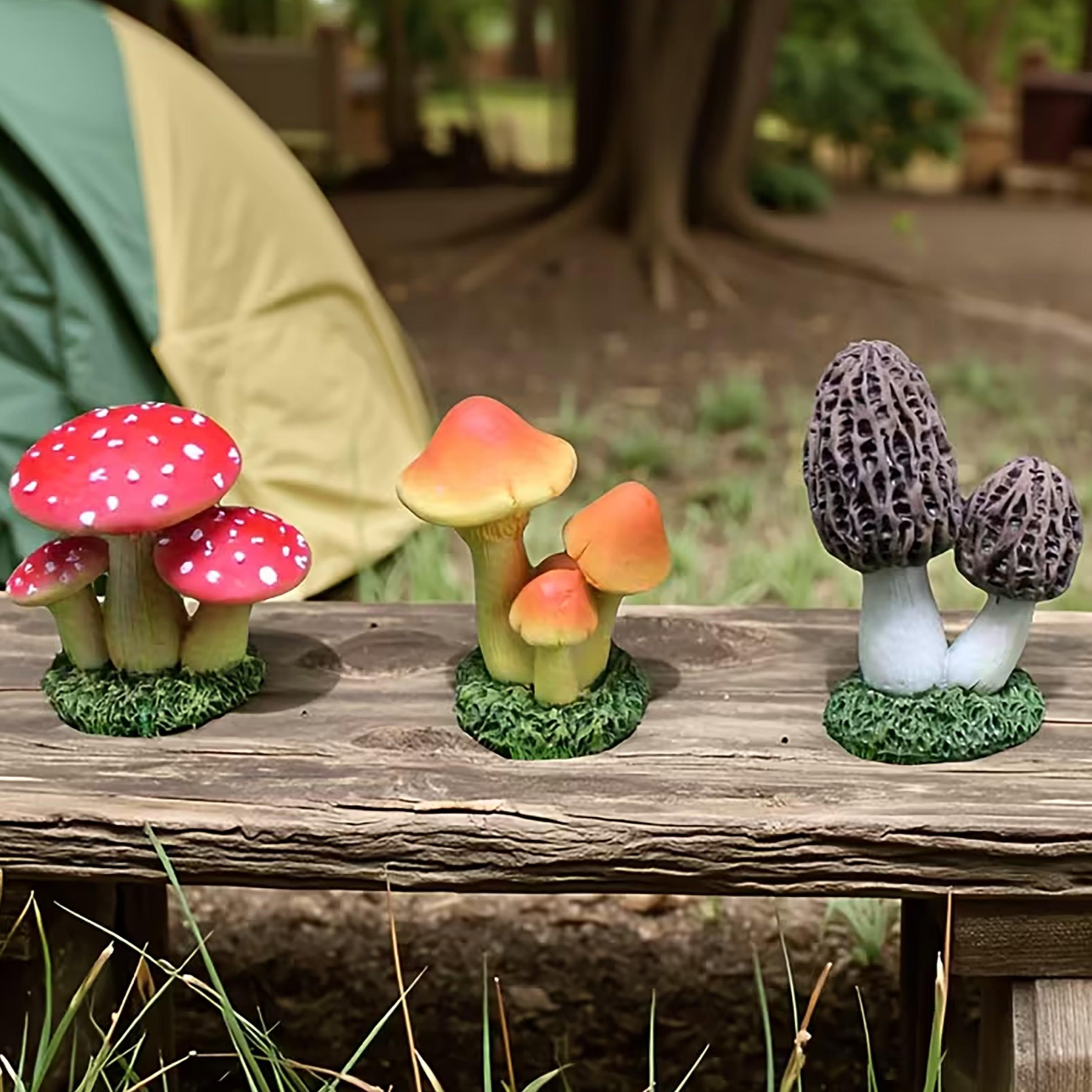 1 Set of 3pcs Artificial Mushr - Terrarium Moss Art recension och pris