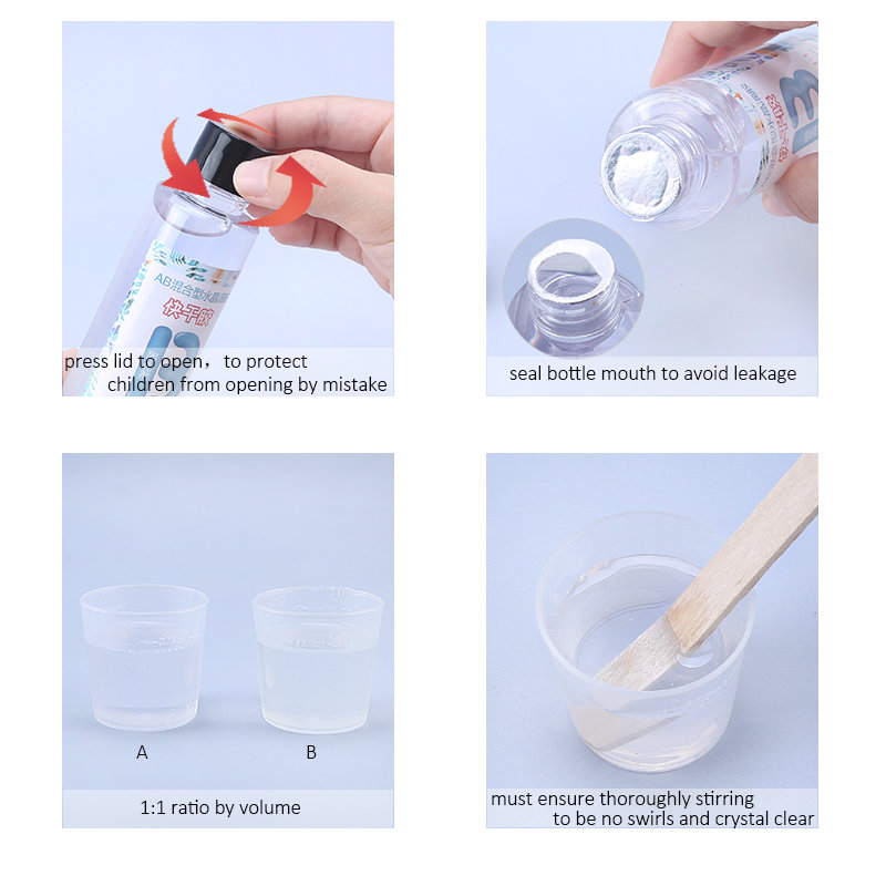 1:1 Clear Epoxy Resin Crystal  - Serving Tray Mold recension och pris