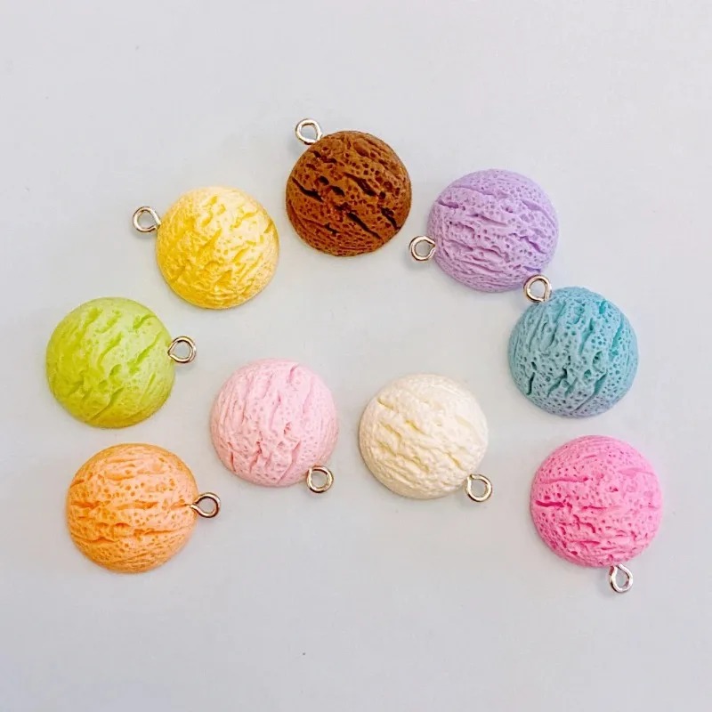 10Pcs Kawaii Macaron Ice Cream - Resin Craft Supplies recension och pris